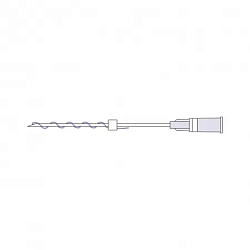 0401 Нить стерильная рассасывающая из полидиоксанона DOUBLE SCREW 25G-60mm, упаковка 10 шт.