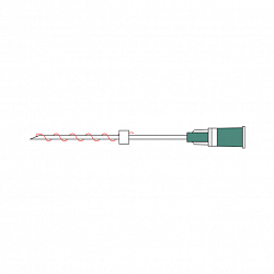 0710 Нить стерильная рассасывающаяся из поли L молочной кислоты PLLA SCREW 27G 50mm 10уп
